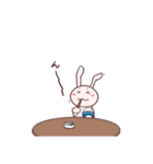 白ごはんが好き過ぎるうさぎスタンプ（個別スタンプ：6）
