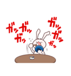 白ごはんが好き過ぎるうさぎスタンプ（個別スタンプ：7）