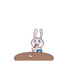 白ごはんが好き過ぎるうさぎスタンプ（個別スタンプ：9）