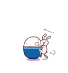 白ごはんが好き過ぎるうさぎスタンプ（個別スタンプ：30）