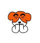 eyebrows  dog（個別スタンプ：7）