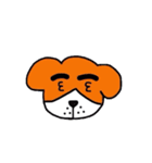 eyebrows  dog（個別スタンプ：8）