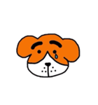 eyebrows  dog（個別スタンプ：11）