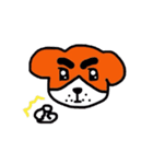 eyebrows  dog（個別スタンプ：14）