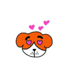 eyebrows  dog（個別スタンプ：17）