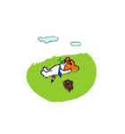 eyebrows  dog（個別スタンプ：26）
