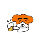 eyebrows  dog（個別スタンプ：28）