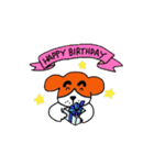 eyebrows  dog（個別スタンプ：34）