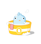 Chiketori little blue chicks（個別スタンプ：6）