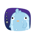 Chiketori little blue chicks（個別スタンプ：36）