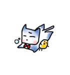 ネコとウサギとひよこスタンプ（個別スタンプ：12）