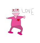ウチの子供が描いたみたいなkawaiiスタンプ（個別スタンプ：18）
