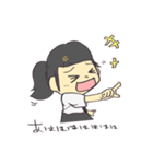 弓道人スタンプ（二立目）（個別スタンプ：1）