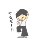 弓道人スタンプ（二立目）（個別スタンプ：12）