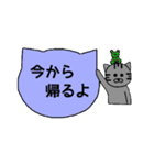シンプル猫ボード ～基本編～（個別スタンプ：36）