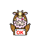 Costume Shy sheep*（個別スタンプ：1）