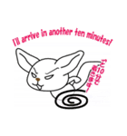 フェネック狐のシロちゃんとオレンジちゃん（個別スタンプ：21）