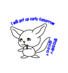 フェネック狐のシロちゃんとオレンジちゃん（個別スタンプ：23）
