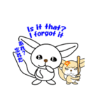 フェネック狐のシロちゃんとオレンジちゃん（個別スタンプ：38）