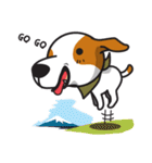 The Cash~funny dog jumping to the world~（個別スタンプ：3）