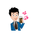 Man to work, Sight is often daily（個別スタンプ：5）
