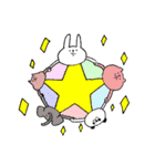 ポジティブうささん（個別スタンプ：1）