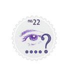 Stamp of eyes【切手(サークル)】（個別スタンプ：22）