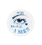 Stamp of eyes【切手(サークル)】（個別スタンプ：31）