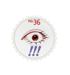 Stamp of eyes【切手(サークル)】（個別スタンプ：36）
