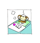 おさるのあけおめお正月（個別スタンプ：38）