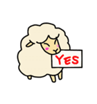 モコモコのひつじ（個別スタンプ：13）