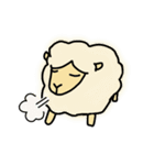 モコモコのひつじ（個別スタンプ：16）