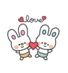 ふたごうさぎのピピとポポ（個別スタンプ：2）
