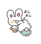 ふたごうさぎのピピとポポ（個別スタンプ：24）