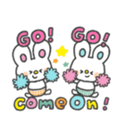 ふたごうさぎのピピとポポ（個別スタンプ：39）