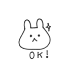 うさたん！かおだけシリーズ（個別スタンプ：6）
