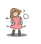 I am Bow Wavy hair girl（個別スタンプ：36）