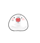もっちり文鳥～君は天使それとも小悪魔！？（個別スタンプ：1）