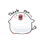 もっちり文鳥～君は天使それとも小悪魔！？（個別スタンプ：33）