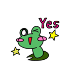 かえるの「ぴょすお」と仲間たち（個別スタンプ：1）