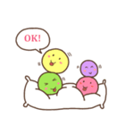 Color dumpling family（個別スタンプ：16）