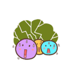 Color dumpling family（個別スタンプ：35）