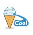 Funny Ice Creamoo No.1（個別スタンプ：3）
