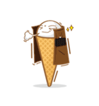 Funny Ice Creamoo No.1（個別スタンプ：17）