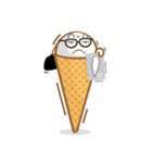 Funny Ice Creamoo No.1（個別スタンプ：33）