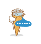 Funny Ice Creamoo No.1（個別スタンプ：34）