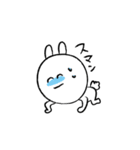 笑顔！うさぎちゃん（個別スタンプ：3）