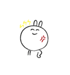 笑顔！うさぎちゃん（個別スタンプ：9）