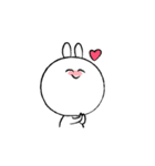 笑顔！うさぎちゃん（個別スタンプ：30）