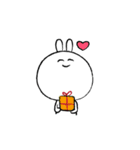 笑顔！うさぎちゃん（個別スタンプ：34）